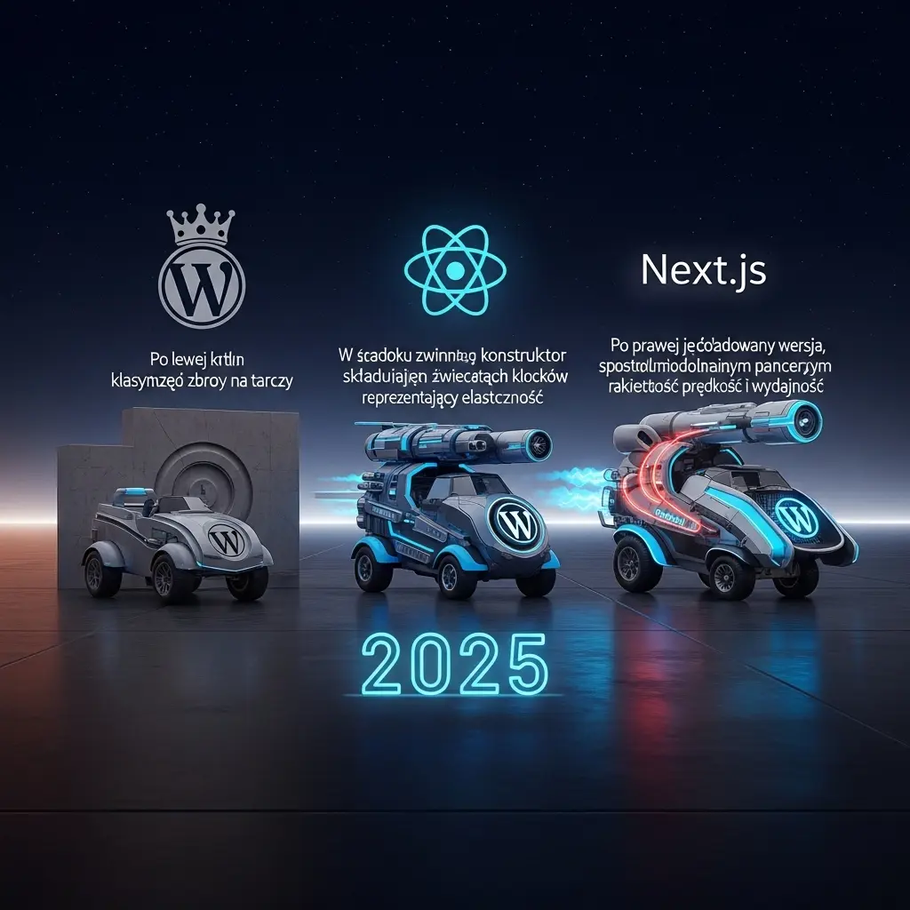 React, Next.js czy WordPress — który stack wybrać w 2025 roku?