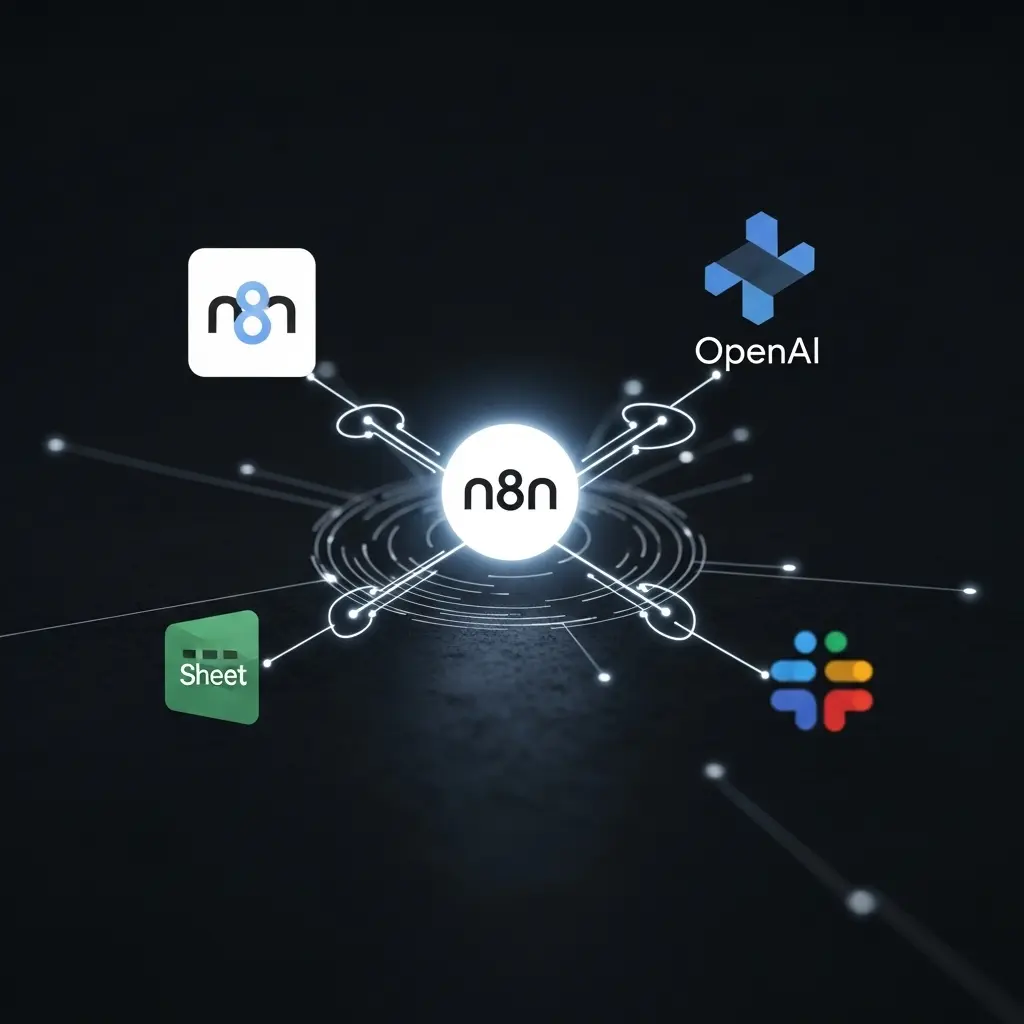 Integracja n8n z OpenAI, Google Sheets i Slackiem — przykłady użycia