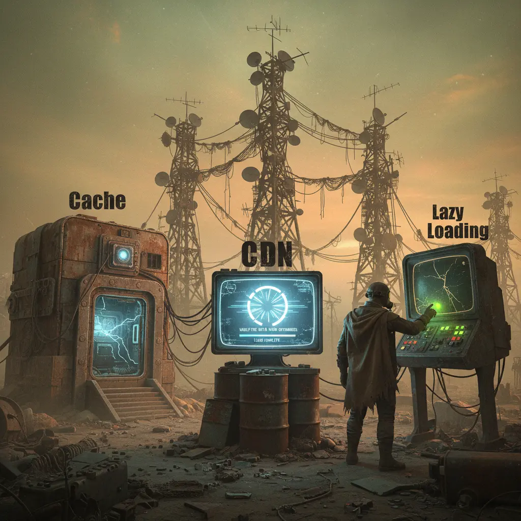 Cache, CDN i lazy loading — 3 filary szybkiej strony