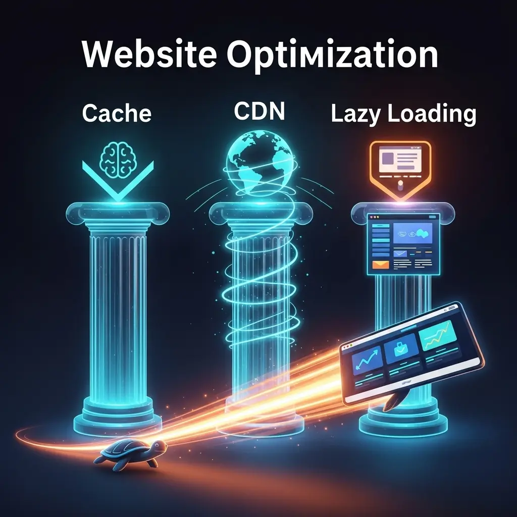 Cache, CDN i lazy loading — 3 filary szybkiej strony