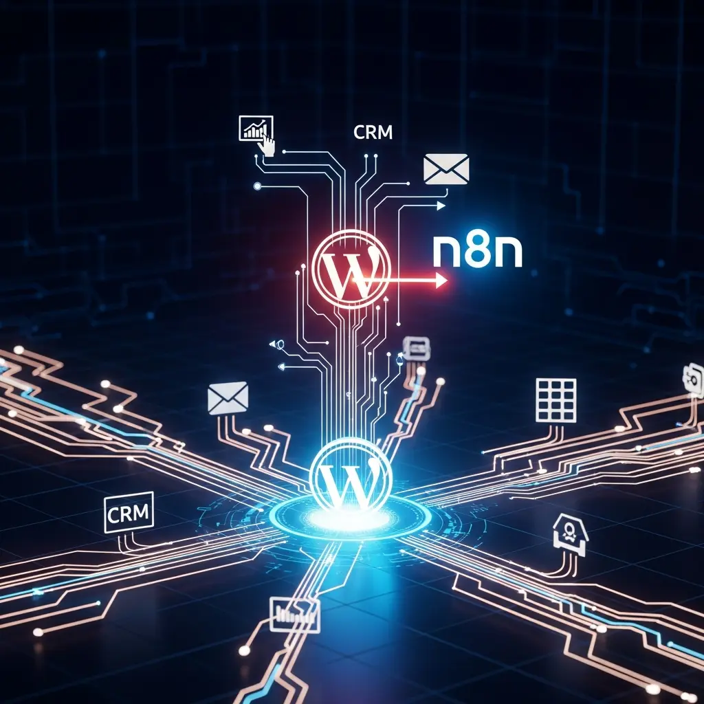 WordPress jako hub automatyzacji: jak zaprojektować architekturę pod integracje z n8n