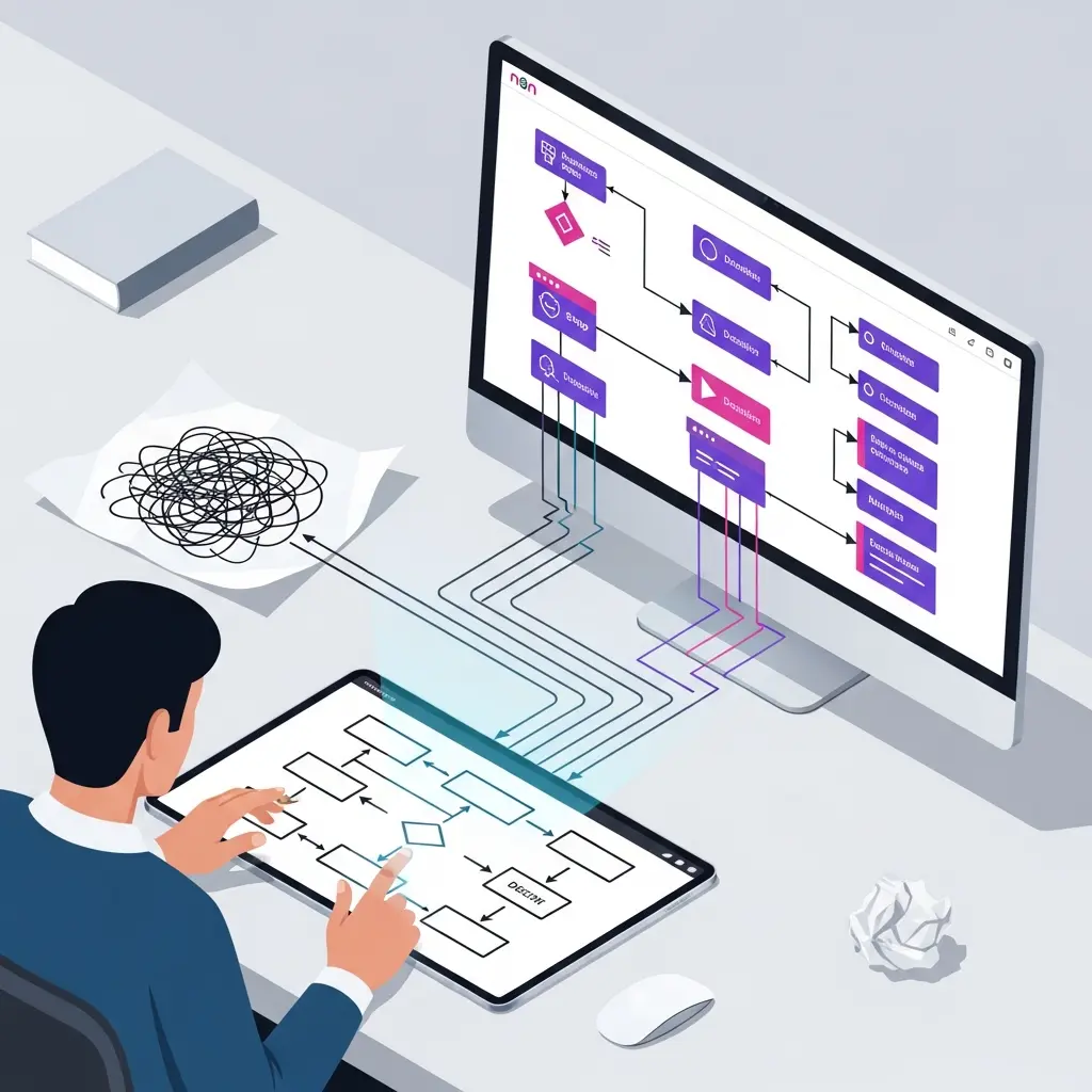 Jak modelować procesy biznesowe przed budową workflowów w n8n