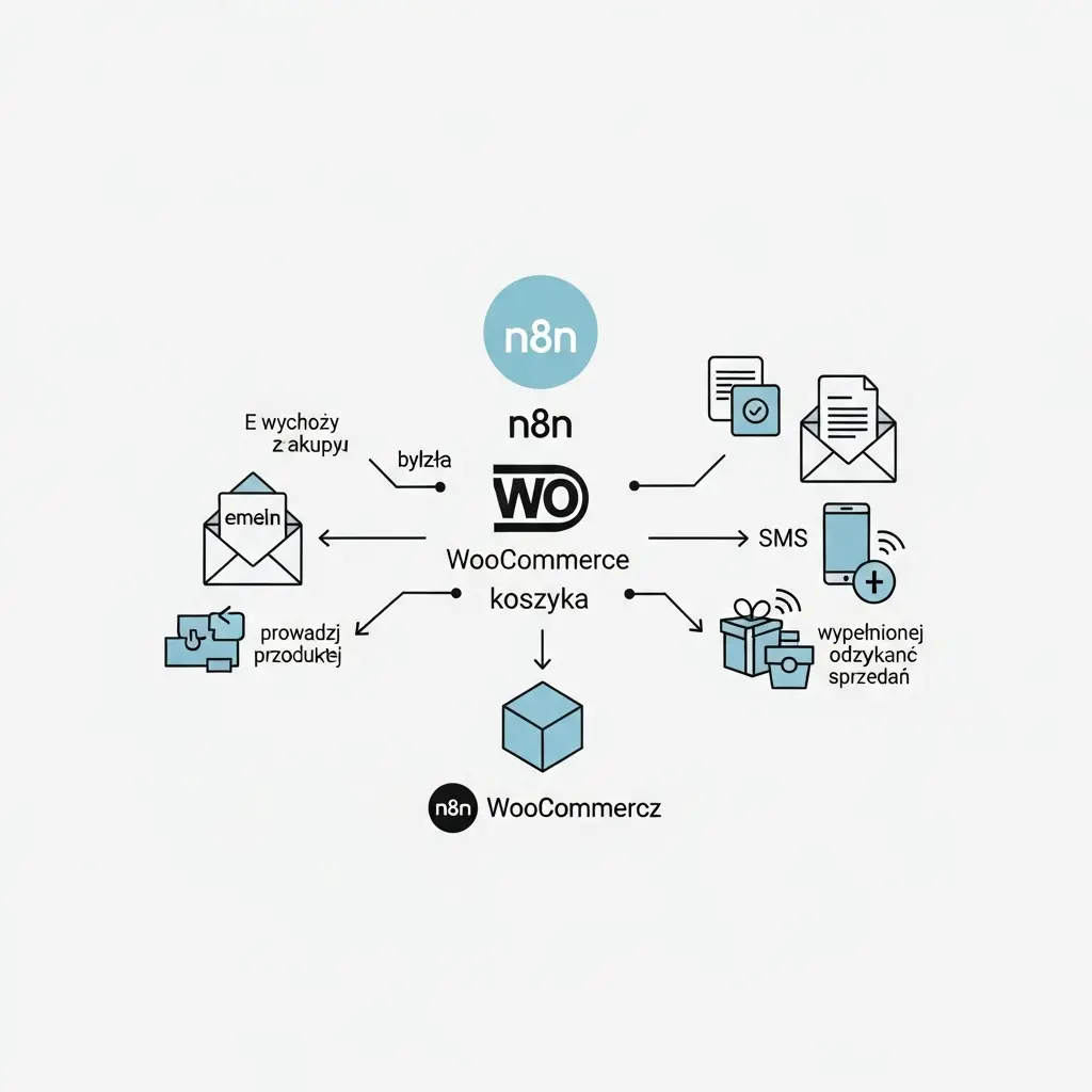 Automatyczne kampanie koszyków porzuconych z n8n i WooCommerce