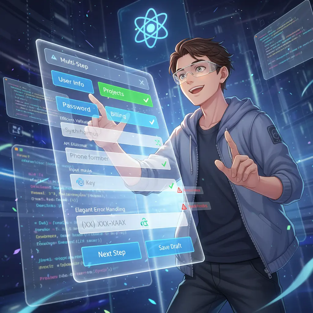 Formularze w React Hook Form: UX + walidacja krok po kroku